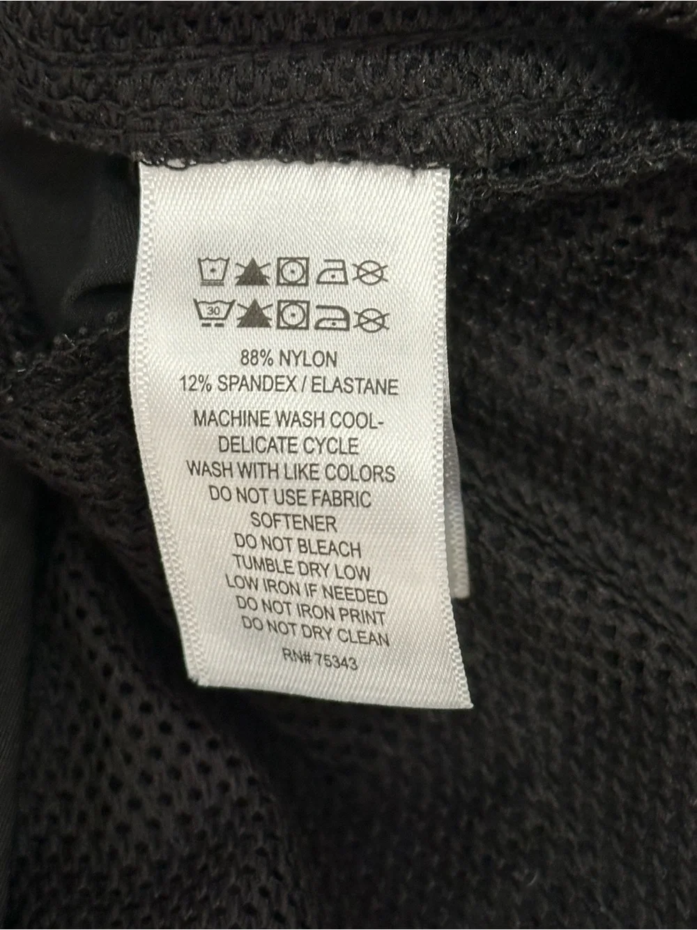 Mens RW Golf 36 Medium Shorts Chino Khakis Stretch Grip Waistband Black NWOT